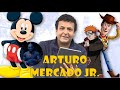 Personajes con la voz de Arturo Mercado Jr (Mickey Mouse, Woody, Genio, Pain, Spirit, Shaggy, etc.)