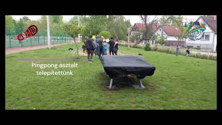 Pinpong asztalokkal gazdagodtunk 2024.04.26.