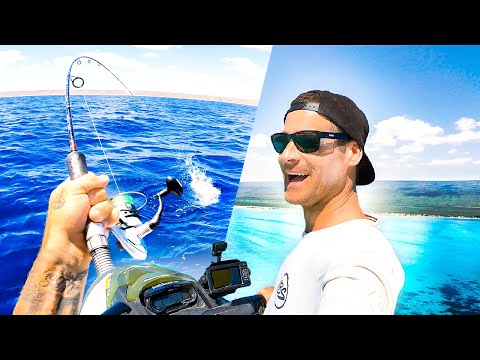 Bluewater Fishing With A $20 Rod (Tiger Sharks, Whale Sharks & AMAZING WEATHER) - Ep 281