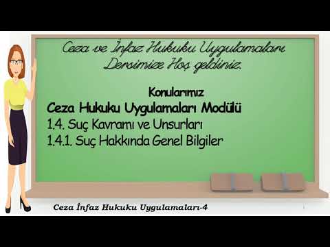 4- Suç kavramı- Ceza İnfaz Hukuku Uygulamaları