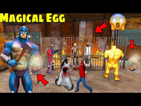 Rope Hero Find Secret Magical Egg and Fight With Granny Grandpa | Rope Hero Vice Town | Gta V Game - YouTube