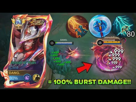 MOONTON THANKS FOR NEW CLINT FULL BURST BUFFED BUILD! | CLINT NEW BEST 1 HIT BUILD 2026!🤯🔥