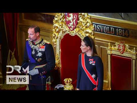 HISTORIC MOMENT: King Haakon VIII Takes Constitutional Oath With Crown Princess Ingrid | AC1G