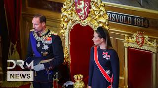 HISTORIC MOMENT: King Haakon VIII Takes Constitutional Oath With Crown Princess Ingrid | AC1G