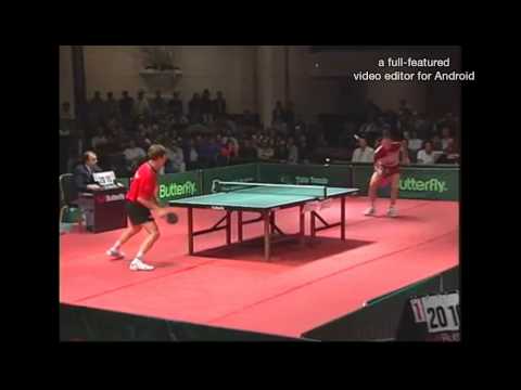 Table Tennis 1996 Waldner vs Saive full match