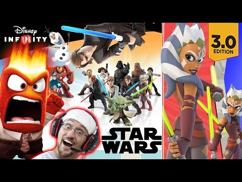 Disney Infinity 3.0 - STAR WARS!! Twilight of the Republic Play Set w/ Inside Out & Marvel Toys