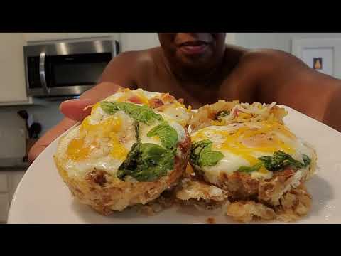HASH BROWN BREAKFAST CUPS RECIPE & COOKING DEMONSTRATION| BREAKFAST WITH CARTERS EAT
