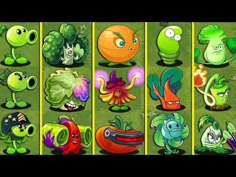 PvZ 2 All Plants Evolution NOOB - PRO - HACKER - Who 's Best Plant?