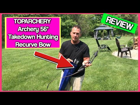 TOPARCHERY Archery 56" Takedown Hunting Recurve Bow
