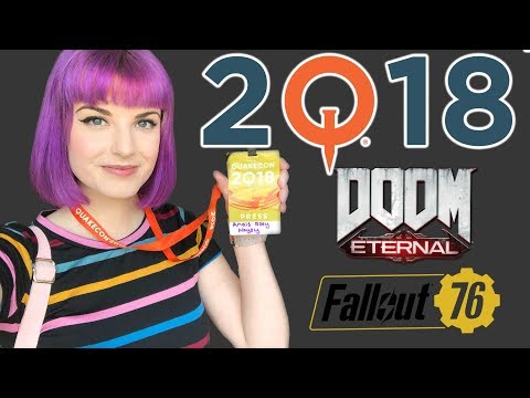 QUAKECON Vlog - DOOM Eternal reveal, Fallout 76, RAGE 2