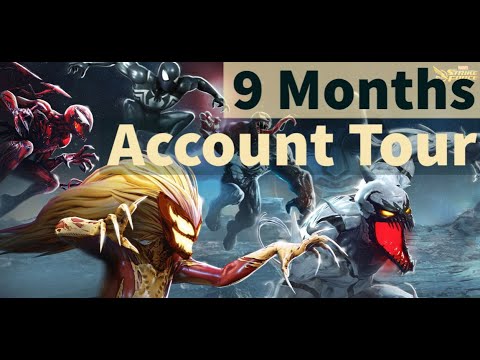 First 9 Months Progress and Account Tour as Free to Play - Update | Marvel Strike Force