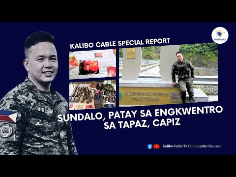 Sundalo, patay sa engkwentro sa Tapaz, Capiz