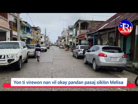 Tropical Storm Melisa, Platform's summary of the day, is lashing the city of Okaya, there is a ma...