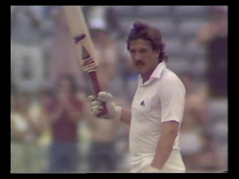 IAN BOTHAM 208 ENGLAND v INDIA 3rd TEST MATCH DAYS 1 & 2 THE OVAL JULY 8 & 9 1982