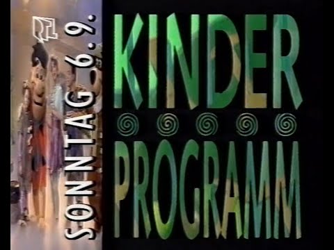 RTLplus 17.10.1992 - Vorschau Kinderprogramm, sowie "Stop !  - Kampagne zur Kinder-Sicherheit"