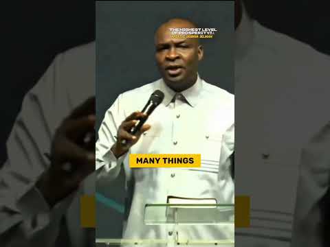 THE HIGHEST DEFINITION OF PROSPERITY IS “PEACE”!📌 -Apostle .