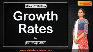 Plant Growth & Development ( Growth Rates ) - #CBSE Class 11 Biology