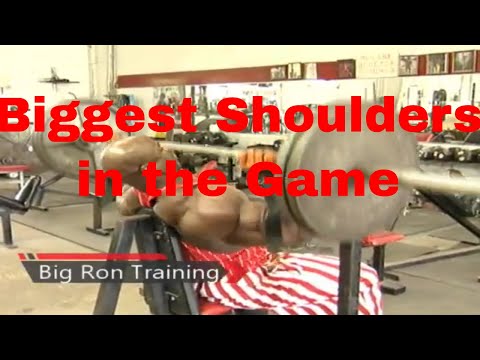 Complete Shoulder Workout with 8th Mr Olympia Ronnie Coleman