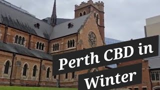 A Winter's morning in Perth CBD Western Australia