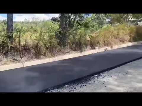 El cambio se siente en Mahoma con el asfaltado de su carretera Rancho Arriba, San José de Ocoa.