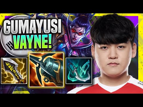 GUMAYUSI BRINGS BACK HIS ICONIC VAYNE! - T1 Gumayusi Plays Vayne ADC vs Samira! | Season 11