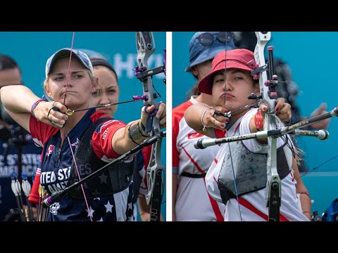 USA v Turkey – recurve women's team quarterfinal | Final Olympic qualifier 2021