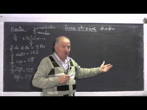 1/2 Lectia 758 - Operatii cu fractii: Adunarea Inmultirea Amplificarea Simplificarea - Tema Clasa 4