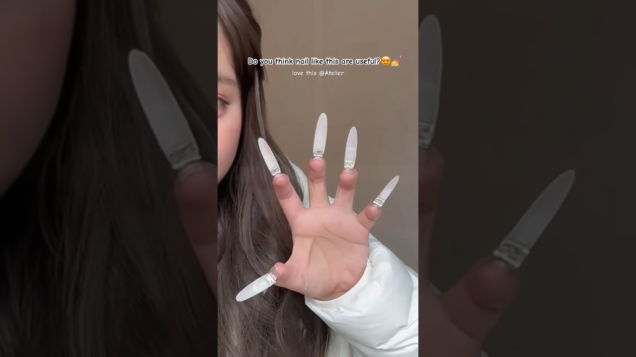 Do you think nail like this are useful?😍💅 #nails #nailart #naildesign #nailtech #nailinspo