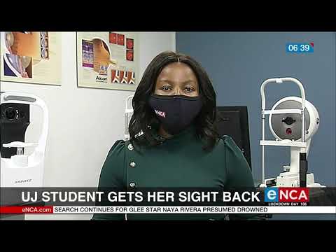 University of Johannesburg student get her sight back
