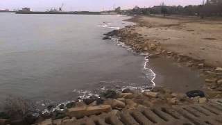 preview picture of video 'Azerbaijan Baku Sahil caspian sea wave'