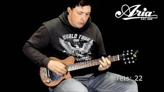 Video thumbnail for Aria PIGNOSE PGG 200 MH STBR Portable electric guitar demonstration by Aria UK Ltd