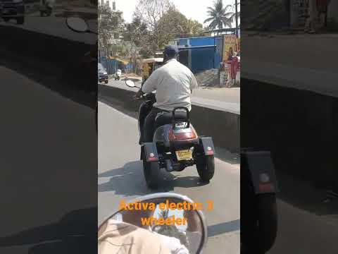HONDA Activa convert in electric handicapped                 3wheeler