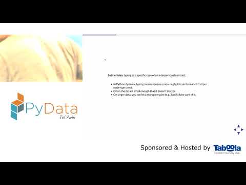 PyData Tel Aviv Meetup: Maintainable complex Algorithmic Code in Production - Uri Yanover