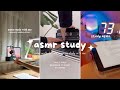 #asmr study vlog with me • tiktok compilation