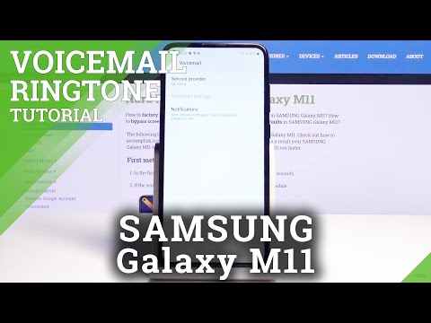 How to Find Notifications Settings in Samsung Galaxy M11 - Manage Voicemail Notifications