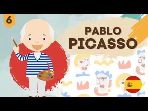 Famous PAINTERS for kids - famous paintings and artists, Picasso, Dali, Michelangelo, Van Gogh