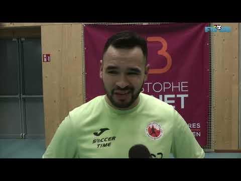 Interview de John Correa après Bonnet Futsal Jette 83 BXL CAP - Futsal Mechelen du 2/2/24.