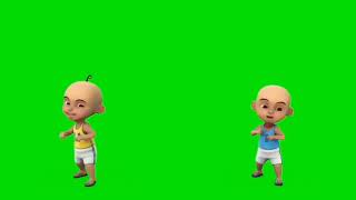 Download lagu Green Screen Upin Ipin Joget mp3