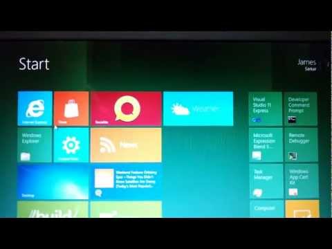 Windows 8 Visual Studio 2011 Preview