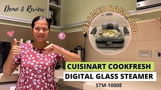 HOW TO OPERATE CUISINART COOKFRESH DIGITAL GLASS STEAMER STM1000E | REVIEW | PAMPANO | HAZEL'S DIARY