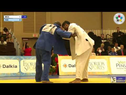Judo 2013 Grand Prix Miami: Garcia (MEX) - Baptiste (HAI) [-100kg]