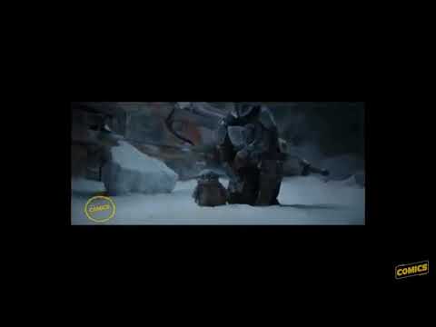 The Child speaking (WE JUST HEARD BABY YODA’S FIRST WORDS! video)