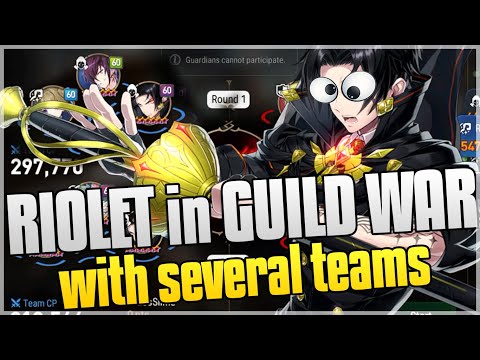 Epic Seven - RIOLET in GUILD WAR (with several teams)!!!