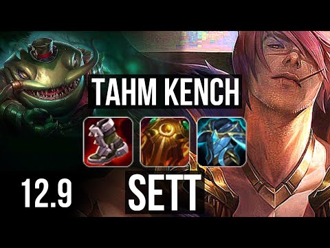 TAHM KENCH vs SETT (TOP) | Rank 4 Tahm, 5/2/17 | JP Grandmaster | 12.9