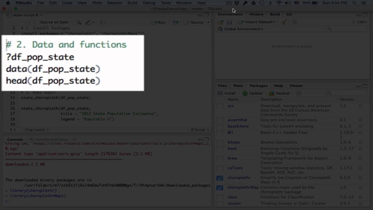 How to Make a State Choropleth Map in R