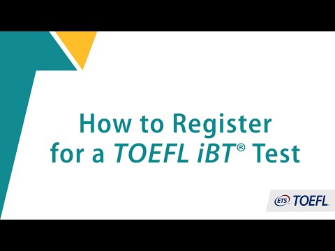 如何報名參加託福iBT®考試？ (How to Register for a TOEFL iBT® Test)
