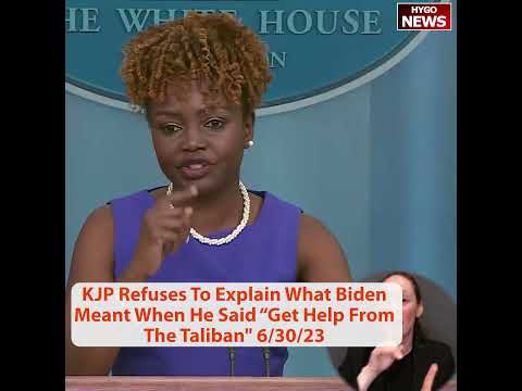KJP Refuses To Explain What Biden Meant When He Said 'Get Help From The Taliban'