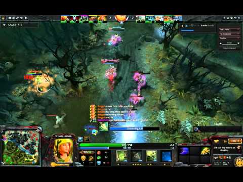 Dota 2 - Windrunner - One arrow, three dies!