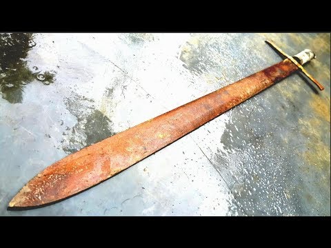 Restoration legendary sword Excalibur | Restore ancient weapon old rusty