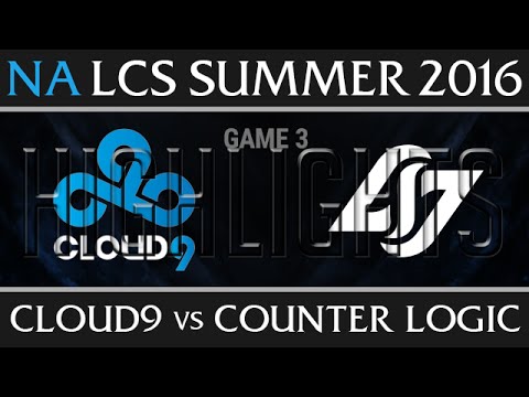 Cloud 9 vs CLG Highlights, Game 3 NA LCS Week 7 Day 3 Summer 2016 - C9 vs CLG G3